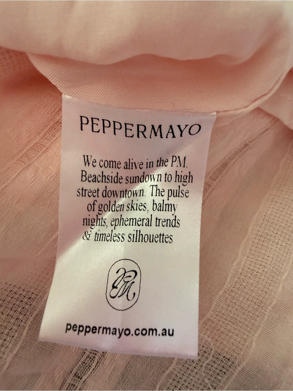 Peppermayo Blush Pink Maxi dress size 4 US - Picture 9 of 13